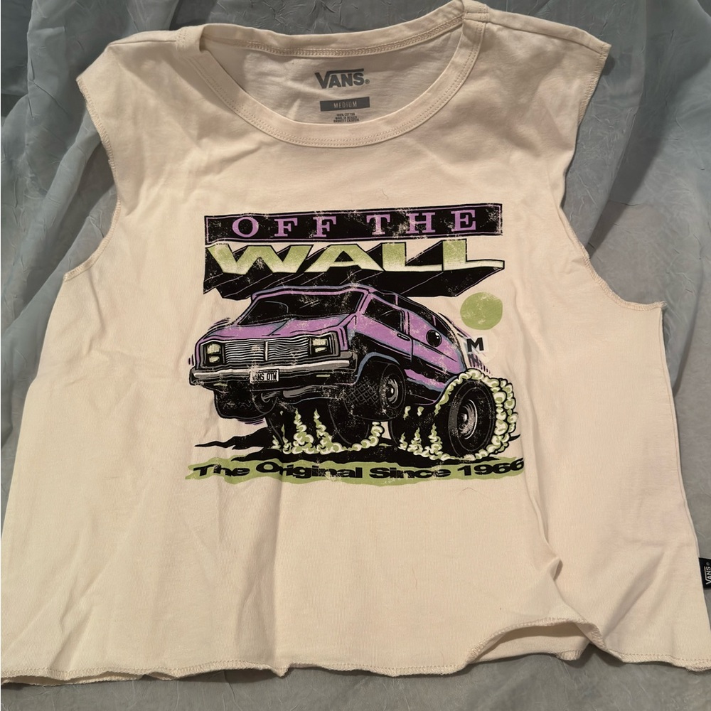 Vans cropped muscle tank 🚐